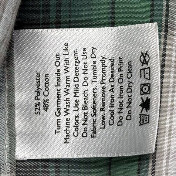 Eddie Bauer Shirt Mens L Green Vented Button L/S  Roll Tab Fishing Performance - Picture 11 of 15